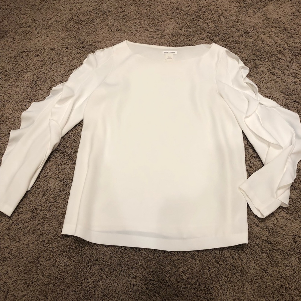 Club Monaco Blouse with sleeve cutouts